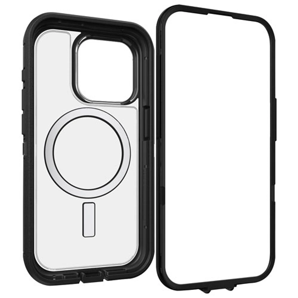 Étui rigide ajusté série Defender XT d'OtterBox pour iPhone 15 Pro - Côté obscur