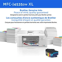 Brother INKvestment Tank Wireless All-In-One Inkjet Printer (MFCJ4535DWXL)