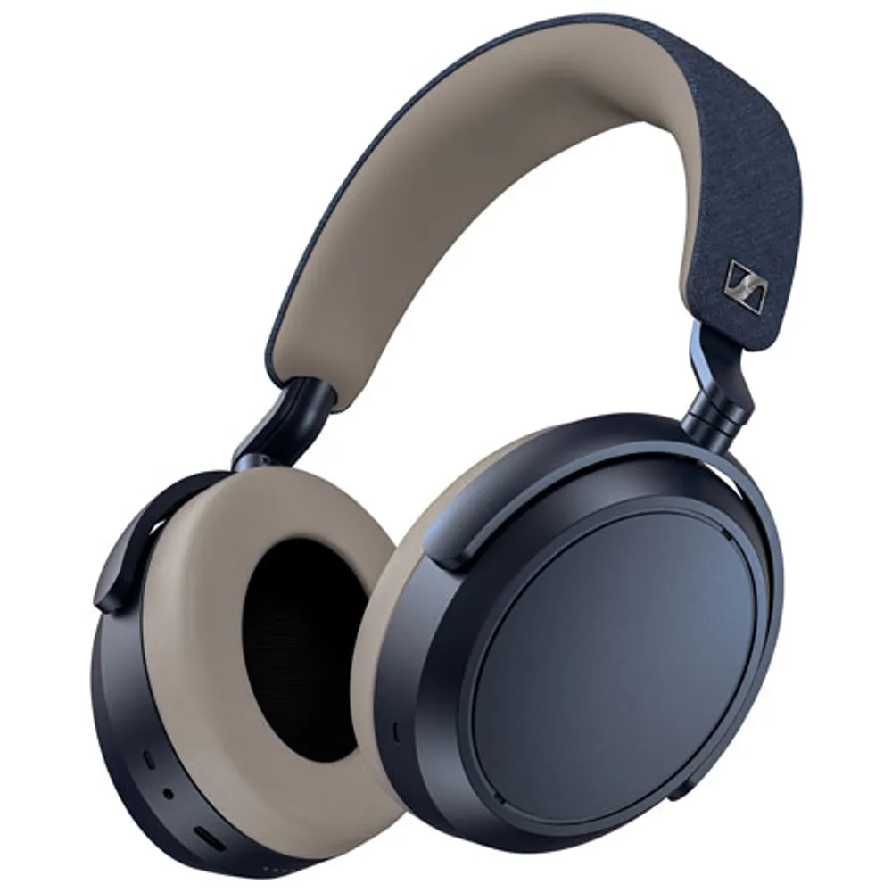 Sennheiser MOMENTUM 4 Over-Ear Noise Cancelling Bluetooth Headphones - Denim - Only at Best Buy