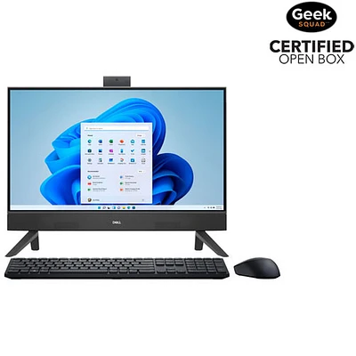 Open Box - Dell Inspiron 24" All-in-One PC - Black (AMD Ryzen 5 7530U/512GB SSD/16GB RAM/Windows 11 Home)