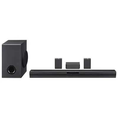 LG SQC4R 220-Watt 4.1 Channel Sound Bar with Wireless Subwoofer & Rear Speakers - Only at Best Buy