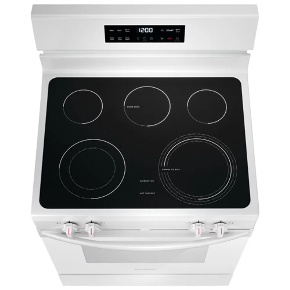 Frigidaire 30" 5.3 Cu. Ft. 5-Element Freestanding Electric Range (FCRE306CAS) - Stainless Steel