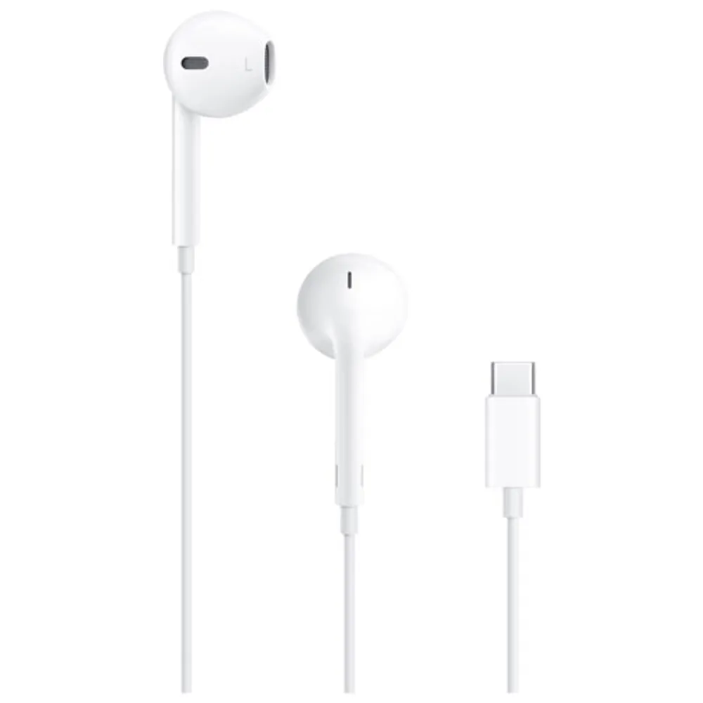 Apple EarPods Earbuds with USB-C Connector - White