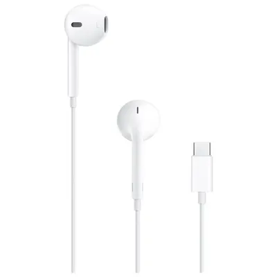 Apple EarPods Earbuds with USB-C Connector - White