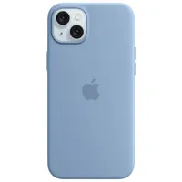 Apple Silicone Fitted Soft Shell Case with MagSafe for iPhone 15 Plus