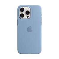 Apple Fitted Soft Shell Case with MagSafe for iPhone 15 Pro Max - Winter Blue