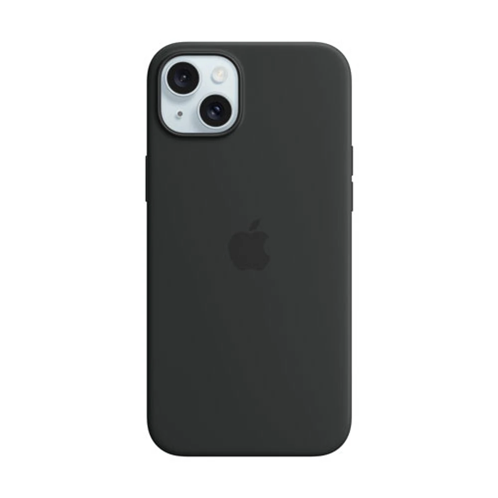 tui souple ajusté en silicone avec MagSafe d'Apple pour iPhone 15 Plus