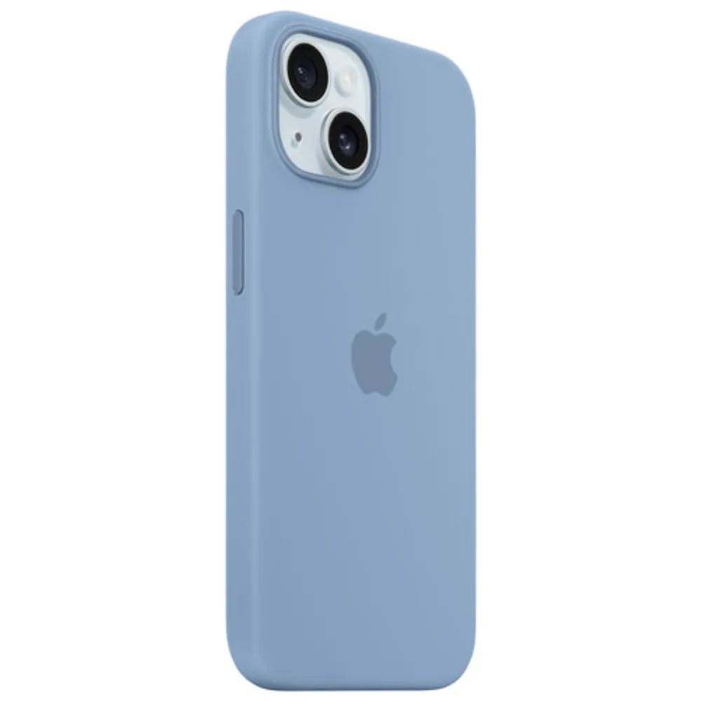 Apple Silicone Fitted Soft Shell Case with MagSafe for iPhone 15