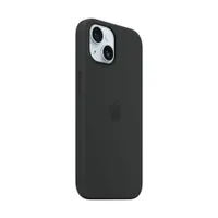 Apple Fitted Soft Shell Case with MagSafe for iPhone 15 - Black