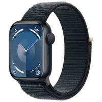 Apple Watch Series 9 (GPS) 41mm Midnight Aluminium Case with Midnight Sport Loop - Small