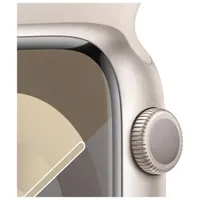 Apple Watch Series 9 (GPS) 45mm Starlight Aluminium Case with Starlight Sport Band