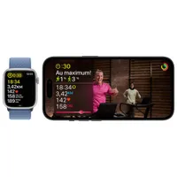 Apple Watch Series 9 (GPS) 45mm Midnight Aluminium Case with Midnight Sport Band - Small / Medium 140-190mm