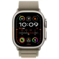 Apple Watch Ultra 2 (GPS + Cellular) 49mm Titanium Case with Olive Alpine Loop
