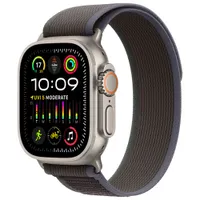 Apple Watch Ultra 2 (GPS + Cellular) 49mm Titanium Case with Blue Black Trail Loop - Medium / Large 145-220mm