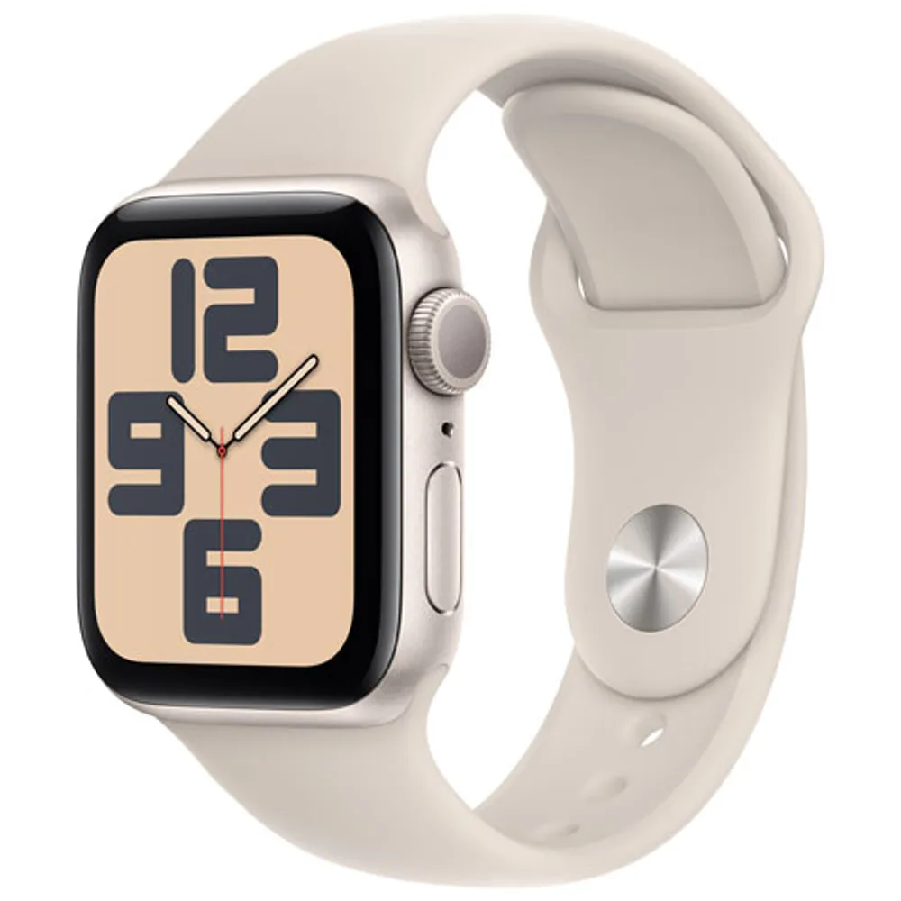 Apple Watch SE (GPS) 40mm Starlight Aluminum Case with Starlight Sport Band