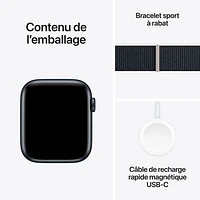 Apple Watch SE (GPS) 44mm Midnight Aluminum Case with Midnight Sport Band