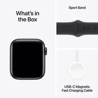 Apple Watch SE (GPS + Cellular) 40mm Midnight Aluminum Case with Midnight Sport Band - Small / Medium