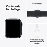 Apple Watch SE (GPS + Cellular) 44mm Midnight Aluminum Case with Midnight Sport Band