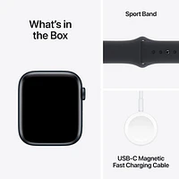 Apple Watch SE (GPS + Cellular) 44mm Midnight Aluminum Case with Midnight Sport Band - Medium / Large