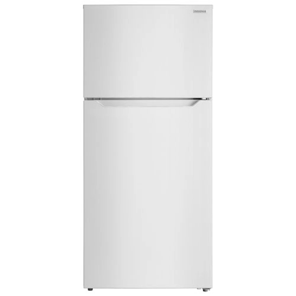 Insignia 28" 14.2 Cu. Ft. Top Freezer Refrigerator (NS-RTM14WH5-C) - White - Only at Best Buy