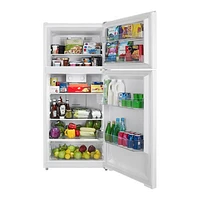 Insignia 28" 14.2 Cu. Ft. Top Freezer Refrigerator (NS-RTM14WH5-C) - White - Only at Best Buy