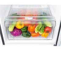 LG 22" 9 Cu. Ft. Top Freezer Refrigerator (LRTNC0915V) - Platinum Silver Steel