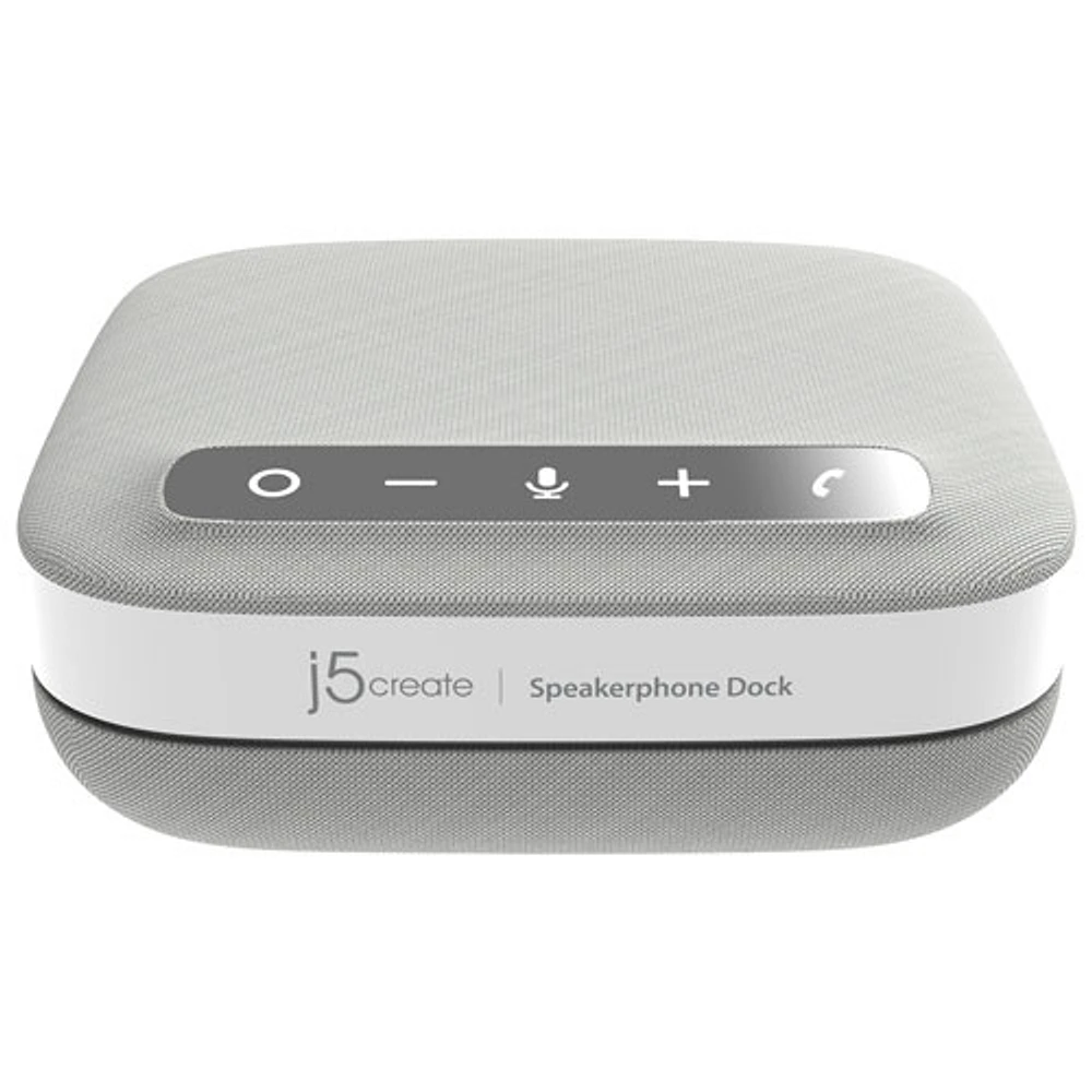 j5create USB-C 4K Speakerphone Dock (JCDS335) - Grey/White