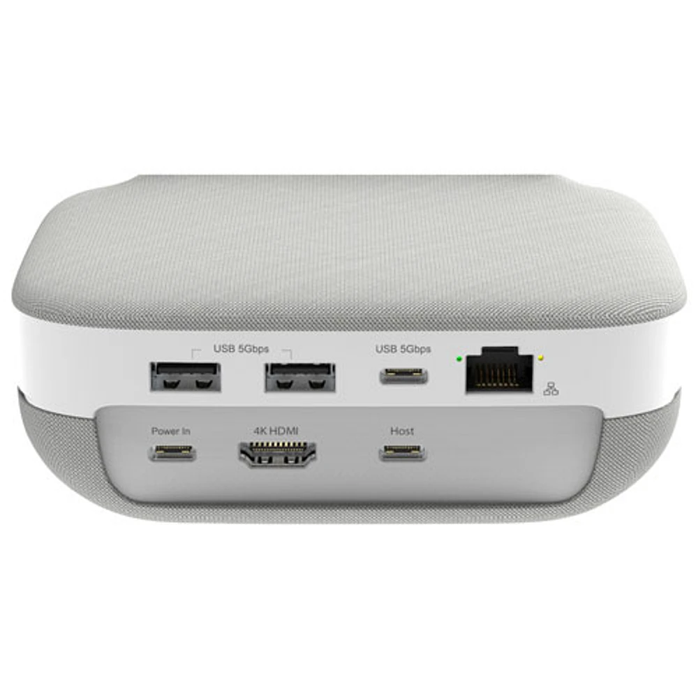 j5create USB-C 4K Speakerphone Dock (JCDS335) - Grey/White