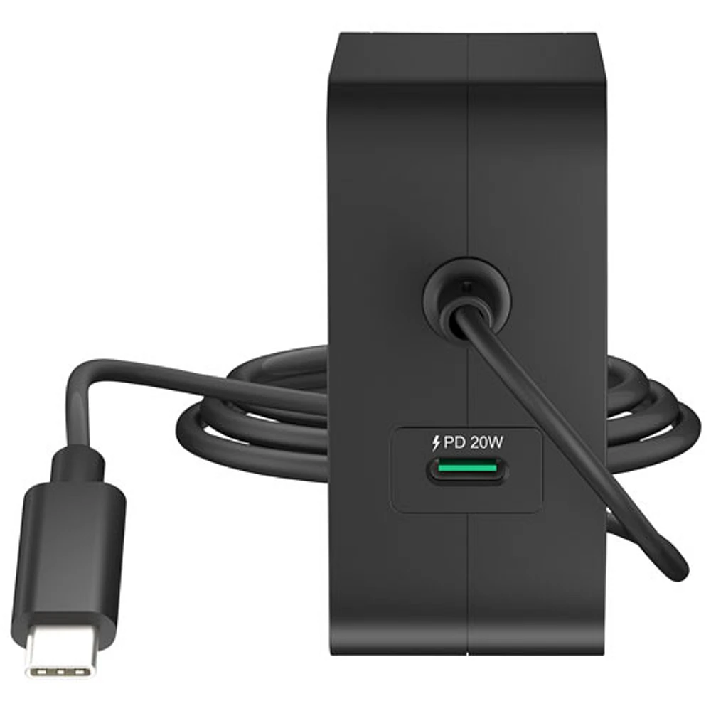 j5create 102W 2-Port PD USB-C Wall Charger (JUP25102) - Black