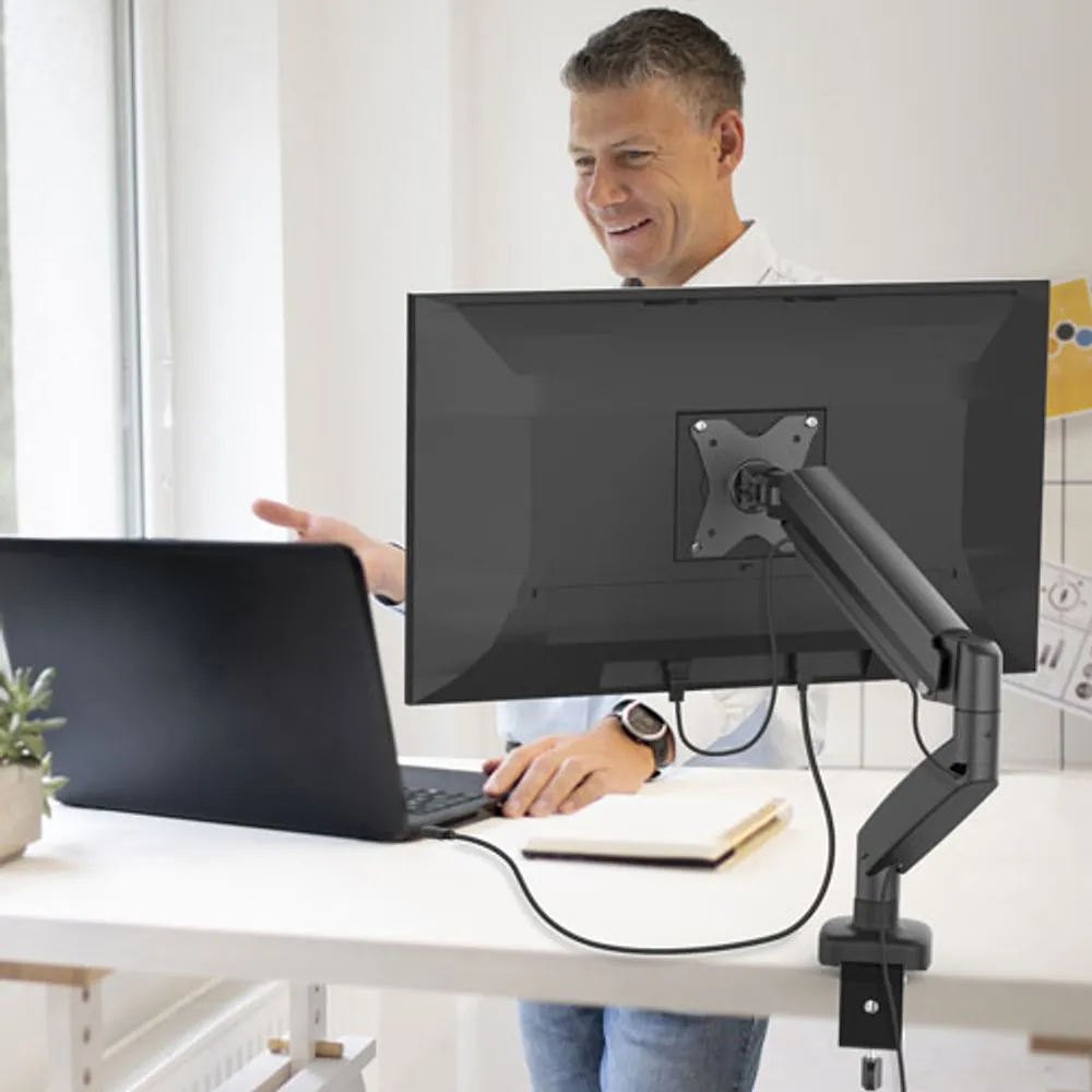 j5create Ergonomic Monitor Mount - Black