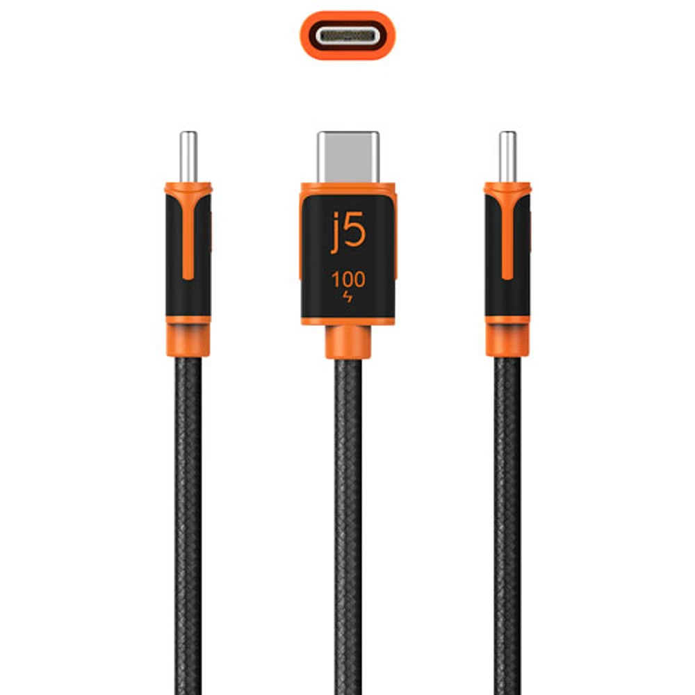 j5create 100W USB-C Sync & Charge Cable (JUCX25L18)