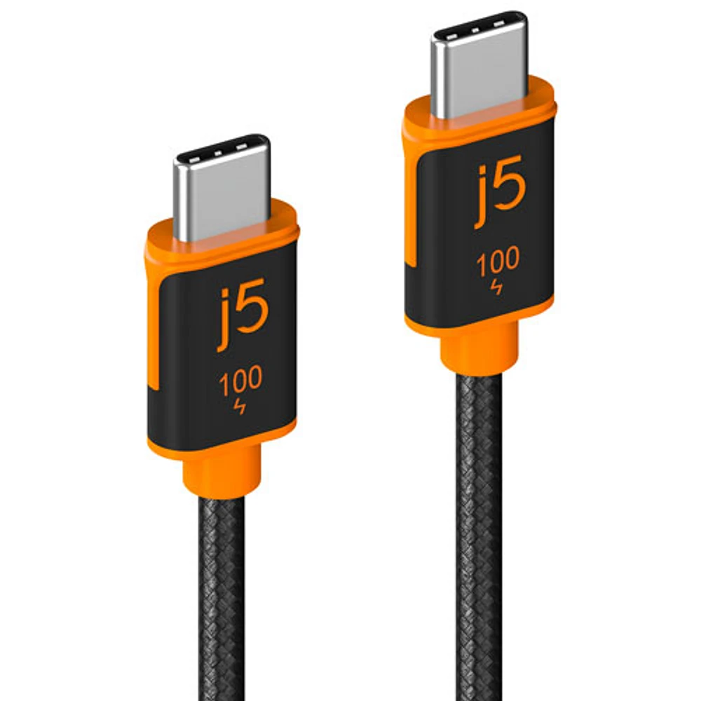 j5create 100W USB-C Sync & Charge Cable (JUCX25L18)