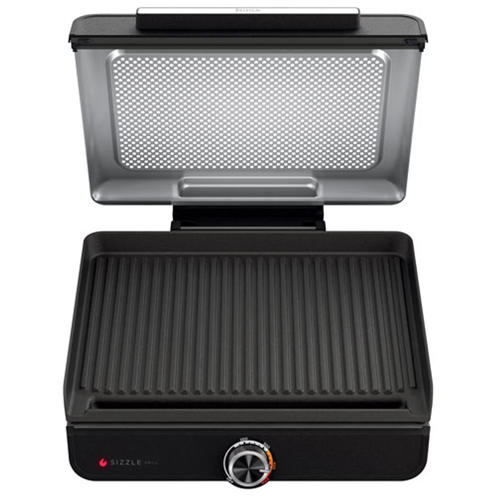 Ninja Sizzle Smokeless Indoor Grill with Nonstick Grill Plate