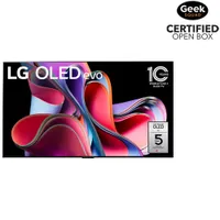 Boîte ouverte - Téléviseur intelligent webOS HDR DELO UHD 4K evo Gallery G3 de 83 po de LG (OLED83G3PUA) - 2023 - Argenté satiné