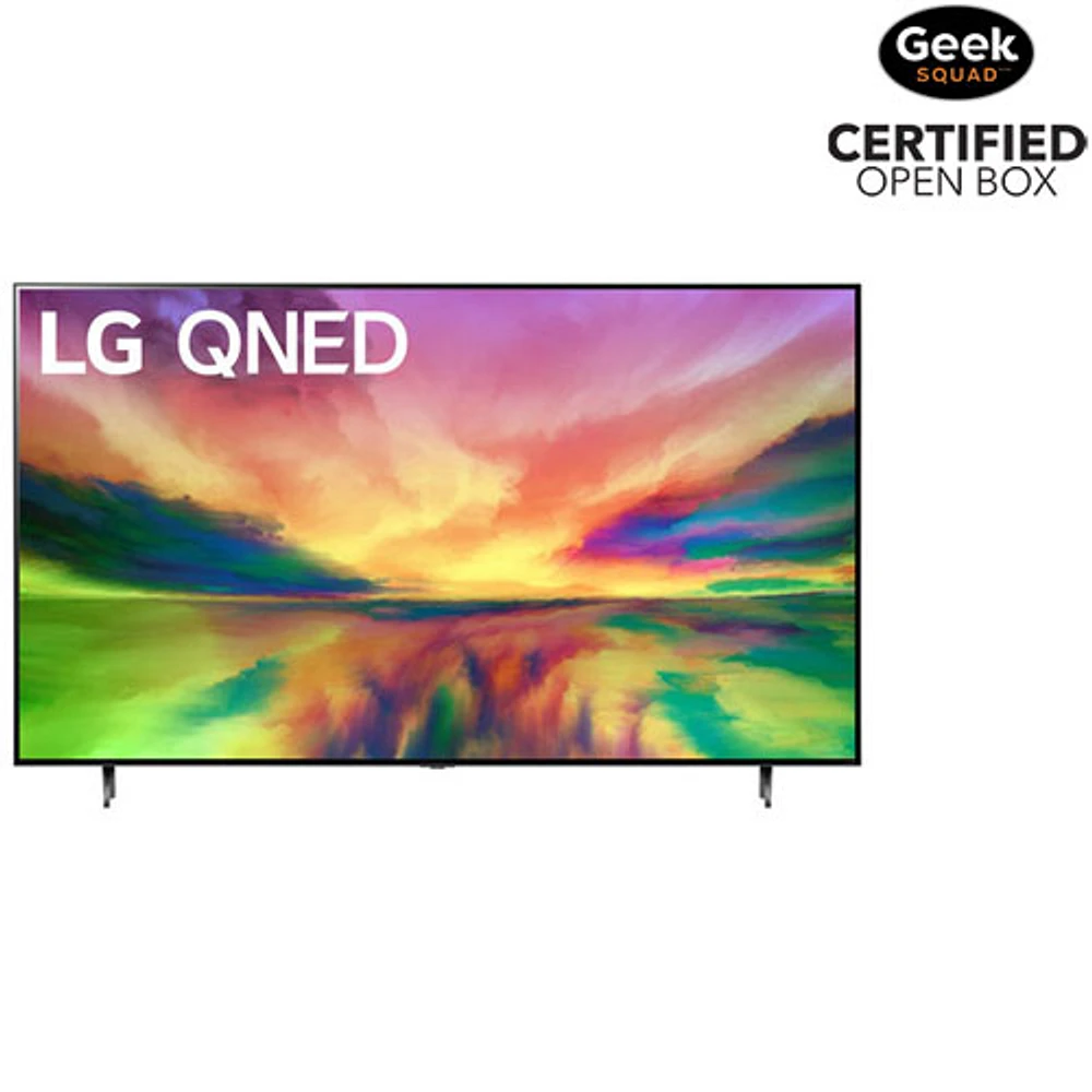 Boîte ouverte - Téléviseur intelligent webOS QNED HDR UHD 4K de 55 po de LG (55QNED80URA) - 2023 - Bleu cendré