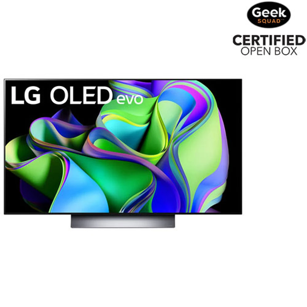 Boîte ouverte - Téléviseur intelligent Evo ThinQ AI webOS HDR DELO UHD 4K de 48 po de LG (OLED48C3PUA) - 2023