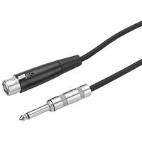 On-Stage 15' XLR to QTR Microphone Cable (MC12-15HZ-BLB)