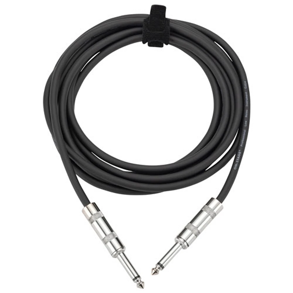 On-Stage 10' QTR Instrument Cable (IC-10-BLB)