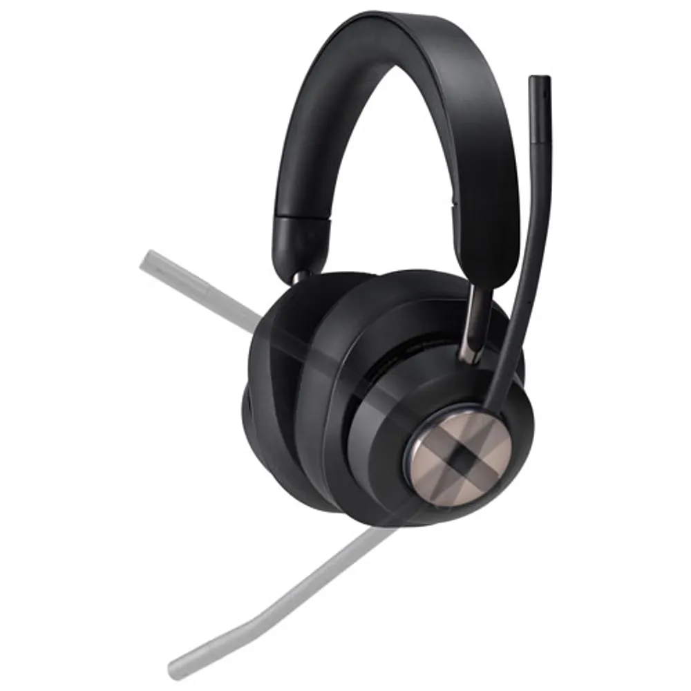 blackweb Over-Ear Wireless Active Noise Cancelling and Ambient Sound  Headphones (Black) 