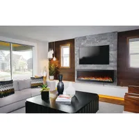 Napoleon Trivista Pictura 60" Electric Fireplace - 5000 BTU - Black