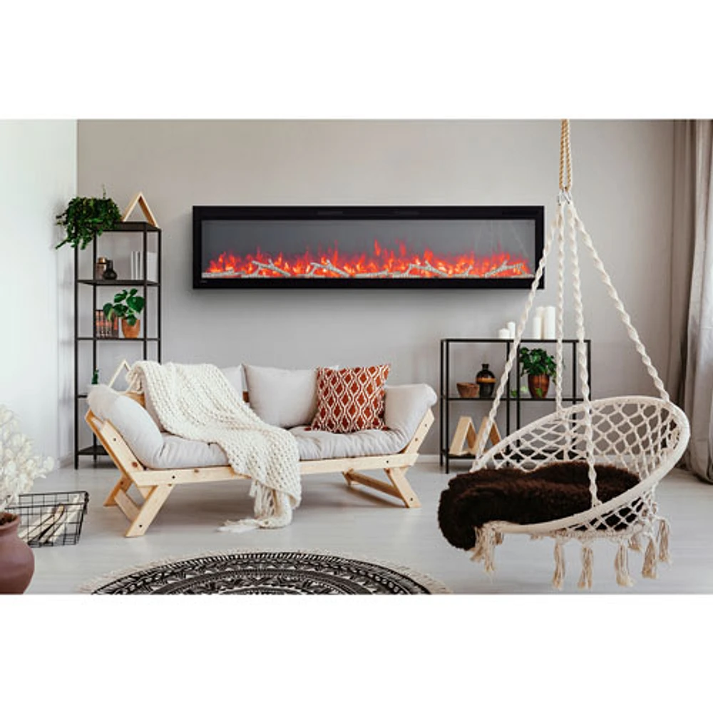 Napoleon Entice 72" Electric Fireplace - 5000 BTU - Black