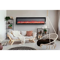 Napoleon Entice 72" Electric Fireplace - 5000 BTU - Black