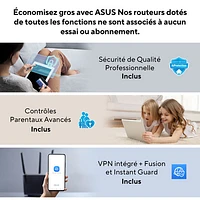 Routeur Wi-Fi 7 bibande sans fil d'ASUS (RT-BE96U)