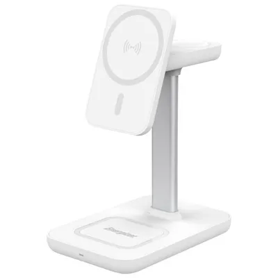 Energizer 3-in-1 7.5W Magnetic Wireless Charging Stand (WCP304) - White