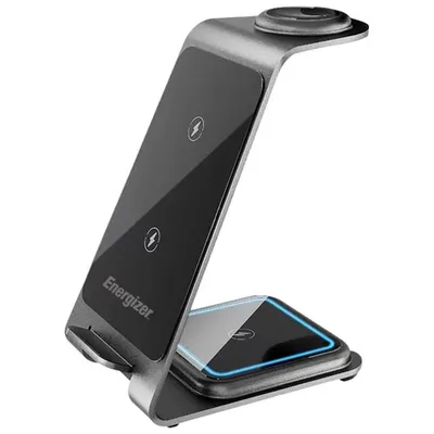 Energizer 3-in-1 15W Magnetic Wireless Charging Stand (WCP302) - Metal