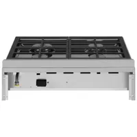 Smeg Professional 30" 4-Burner Gas Cooktop (RTU304GX) - Stainless Steel