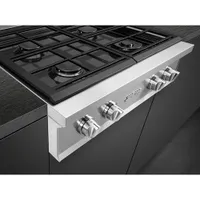 Smeg Professional 30" 4-Burner Gas Cooktop (RTU304GX) - Stainless Steel