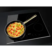 Smeg Classic 24" 4-Element Electric Cooktop (SEU244ETB) - Black