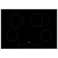 Surface de cuisson électrique de 26 po à 4 éléments Classic de Smeg (SEU304EMTB) - Noir