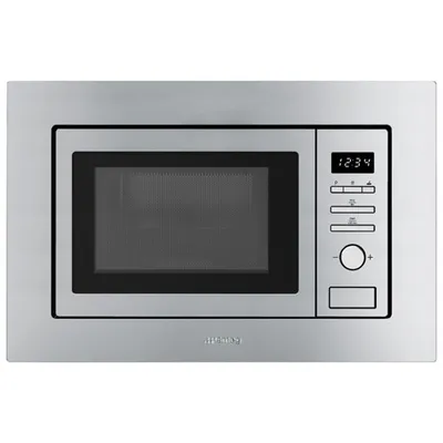 Smeg 24" 0.7 Cu. Ft. Built-In Combination Microwave Oven - Stainless Steel